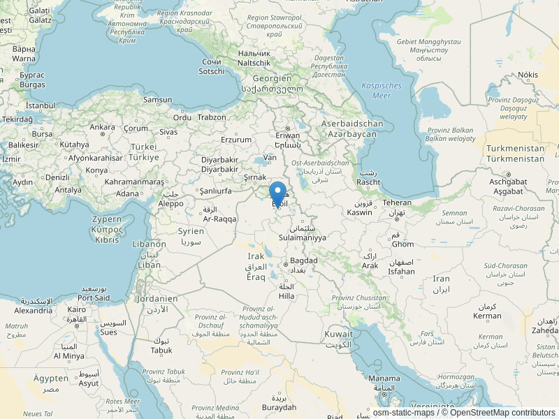 Screenshot der Landkarte mit Markierung des DAAD-Standorts